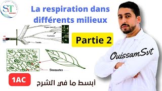 1AC  La respiration dans différents milieux  Partie 2 💥🔥أبسط مافي الشرح 💥Svt🔥 [upl. by Rodman26]