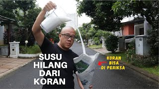 KORAN BISA DI PERIKSA  INI CARA PESULAP DUNIA MENGHILANGKAN SUSU DARI DALAM KORAN rynku [upl. by Ayisan841]