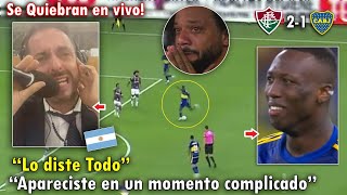 quotTE AMAMOS PERUANOquot PERIODISTAS ARGENTINOS se RINDEN ante ADVINCULA Y SU GOL  BOCA VS FLUMINENSE [upl. by Okikuy350]