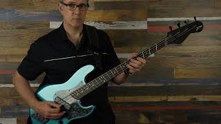 Lake Placid Blue Dingwall Super J 4string at John Fox Bass [upl. by Manvil]