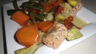 008 Zalm met groenten uit de oven [upl. by Noir387]