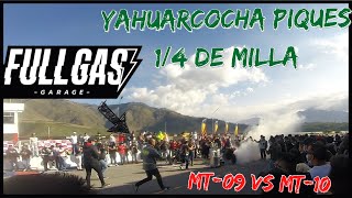 PIQUES DE MOTOS 14 DE MILLA EN YAHUARCOCHA  MT09 VS MT10  MOTOVLOG ECUADOR  CBR FIREBLADE [upl. by Olemrac]