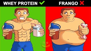 COMO TOMAR WHEY PROTEIN PARA EMAGRECER E GANHAR MASSA MUSCULAR [upl. by Chemash580]