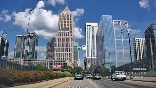 ASMR Driving through Atlanta Vinings Midtown and Buckhead  No talking No Music [upl. by Salamone]