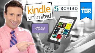 BEST EBOOK SUBSCRIPTION SERVICES HONEST REVIEW  Kindle Unlimited TBR Scribd Comixology [upl. by Krock]