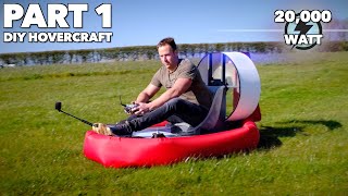 DIY Electric Hovercraft Part 1 How To Build Hovercraft You Can Ride On [upl. by Dredi941]