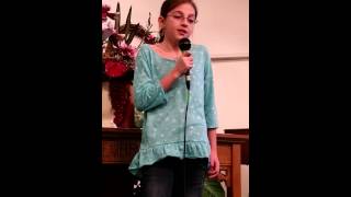 Lilyona Rose Anderson sings Red Roots Christian Co [upl. by Ivers]