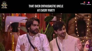 Every Over Enthusiastic Uncle At Parties  Bigg Boss 18 [upl. by Lat]