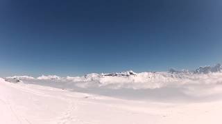 Mont Blanc from the top of Flaine [upl. by Elimaj]