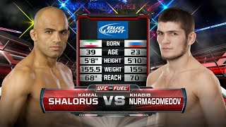 UFC Debut Khabib Nurmagomedov vs Kamal Shalorus  Free Fight [upl. by Enar]