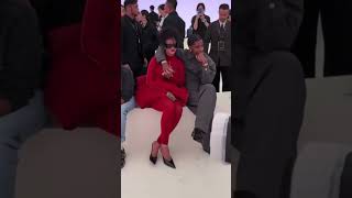 Rihanna and Asap rocky at moncler fashion viralvideo love music spotify [upl. by Notle]