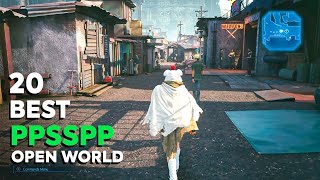 Top 20 Best PPSSPP Open World Games  of all Time 2023 [upl. by Anivla]