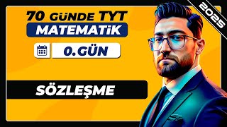 Sözleşme İmzalıyoruz  0Gün  70 Günde TYT Matematik Kampı  2025 [upl. by Llerred17]