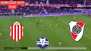 🔴BARRACAS CENTRAL  RIVER PLATE EN VIVO  FUT AND GOL [upl. by Kcirrem341]