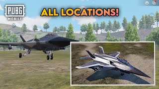 All Fighter Jet Locations In Payload 30 Mode  PUBG MOBILE  Payload 30 Jet Locations 🔥 [upl. by Averell]