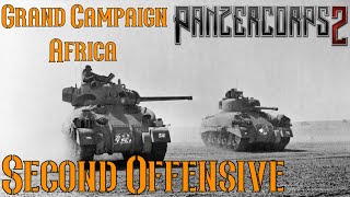 Second Offensive  31 March 1942  Panzer Corps 2  Grand Campaign Africa [upl. by Eelir]