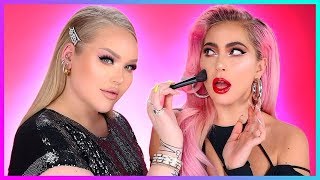 Doing LADY GAGAS Makeup  NikkieTutorials [upl. by Embry]