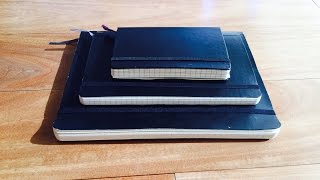 Moleskine Notebook Size Comparison [upl. by Tiloine]