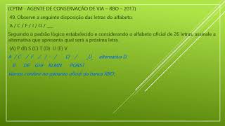 Concurso CPTM Banca RBO 2017 Agente de conservação de via questão 49 [upl. by Netsyrk]