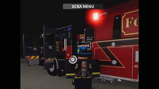 tender 17 responding to possible gas station fire firestation roblox roleplay firebrigade [upl. by Neelyak]