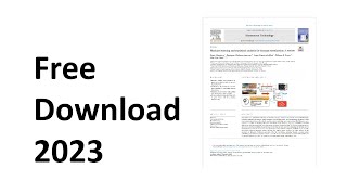 Download research papers Articles from Science Direct and any journal For FREE โหลด paper ฟรี 2023 [upl. by Ynavoj54]