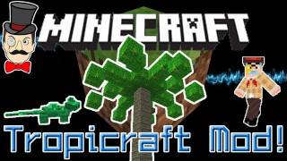 Minecraft Mods  Tropicraft Mod Tropical Island Iguanas Coconut Trees amp More [upl. by Olaf860]