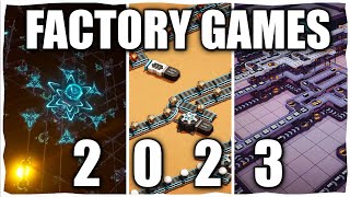 TOP Factory Games You NEED To Checkout In 2023 [upl. by Ahseinar]