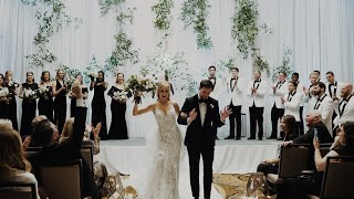 Best Ceremony Exit Crowd goes wild for couple 🎉🙌🏼❤️👏🏼  Wedding at La Cantera Resort amp Spa [upl. by Groeg]