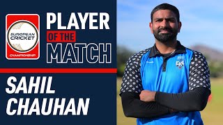 POTM SChauhan Group 1 Match 7  EST vs CRO  ECC24  24 Sep 2024  ECC24007 [upl. by Anattar]