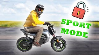 How To Unlock Sport Mode  Ego Mini Bike [upl. by Ameh]