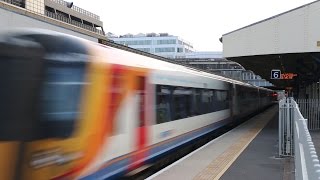 South West Trains Action at Wimbledon and Earlsfield [upl. by Enrico721]