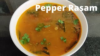 Miriyala Rasam  Pepper Rasam in Telugu [upl. by Assirol]