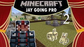 Minecraft Jay Going Pro  02  Rabbits Cows and Sheep oh my [upl. by Atinauj]