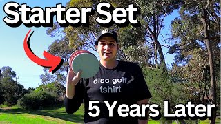 Starter Set CHALLENGE  Throwing My First Discs 5 Years Later [upl. by Eak]