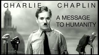 Charlie Chaplin  The Great Dictator  quotA MESSAGE TO HUMANITYquot  InsideOutBeats [upl. by Arras]