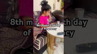 8th month 27th day of pregnancy whatieatinaday reels viral momlife minivlog momblogger [upl. by Courcy668]