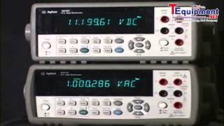 Agilent 34410A Digital Multimeter 6½ Digit with Builtin Data Logger [upl. by Adnawot498]