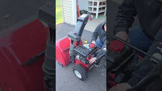 Craftsman Snowblower 24quot Path  Test for Hueckman Auction [upl. by Neved]