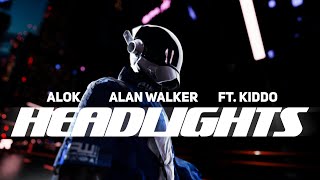 Alok amp Alan Walker  Headlights feat KIDDO Official Lyric Video [upl. by Nitas]