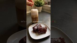 Brownie baked oats 🍫💫 BakedOats HealthyBrownies Easyrecipe dessert snack healthyrecipes [upl. by Allenrac415]