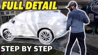 How I Do My Full Detail Step by Step  Hunters Mobile Detailing [upl. by Sugirdor457]