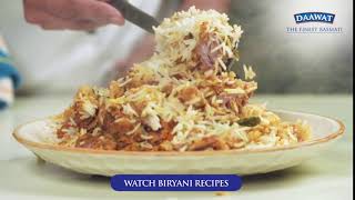 Daawat Basmati Biryani Recipe Video  6 seconds [upl. by Ennairej]