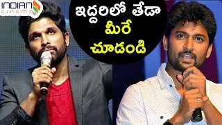 Difference between Allu Arjun and Nani  Stylish Star  Natural Star  Speech  Indian Cinema [upl. by Prudy]