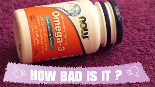 Review of Now Foods Omega 3 Molecularly Distilled  30 Softgels [upl. by Mireille737]