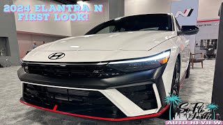 First Look At The USSpec 2024 Hyundai Elantra N 2023 Miami International Auto Show [upl. by Ahset]