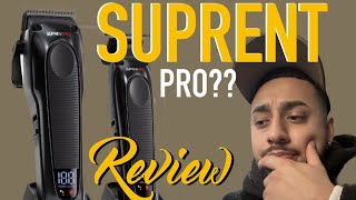 BEST CLIPPERS FOR BEGINNERS Suprent Pro Black Obsidian clippertrimmer REVIEW [upl. by Neerak]