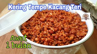 Kering Tempe Kacang Teri Awet 1 bulan Buat Pelengkap Nasi Kuning Nasi Uduk dll [upl. by Borchert]