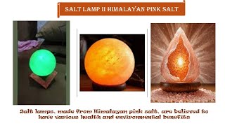 Magic of Salt Lamp Salt lamp made from Himalayan Pink salt Salt lamp to manage stress [upl. by Most781]