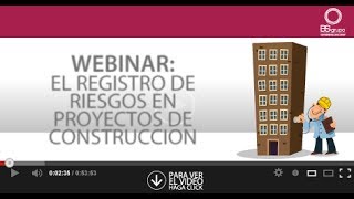 Webinar Registro de Riesgos en Construcción [upl. by Ssilem]