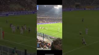 Visuale san siro primo anello rosso laterale settore X01 [upl. by Itram]